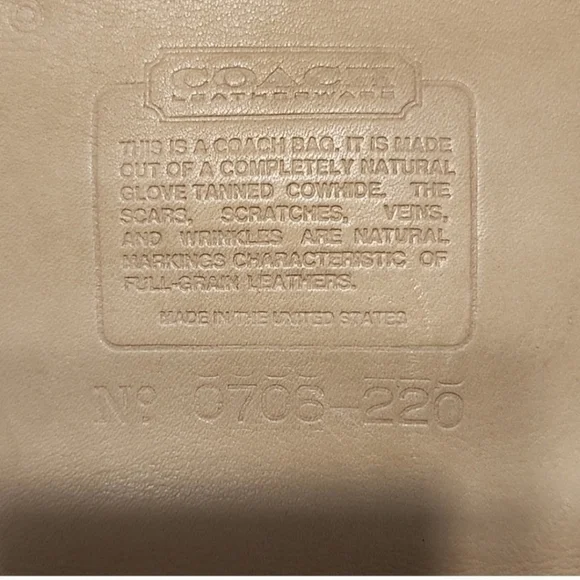 Coach Brighton Putty Vintage 80's Leather Belt Bag - Picture 14 of 15